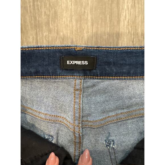 Express Skinny High Rise Jeans Women’s Size 8R - Picture 2 of 7